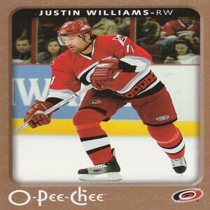 Justin Williams - 2006/2007 O Pee Chee Hockey Card